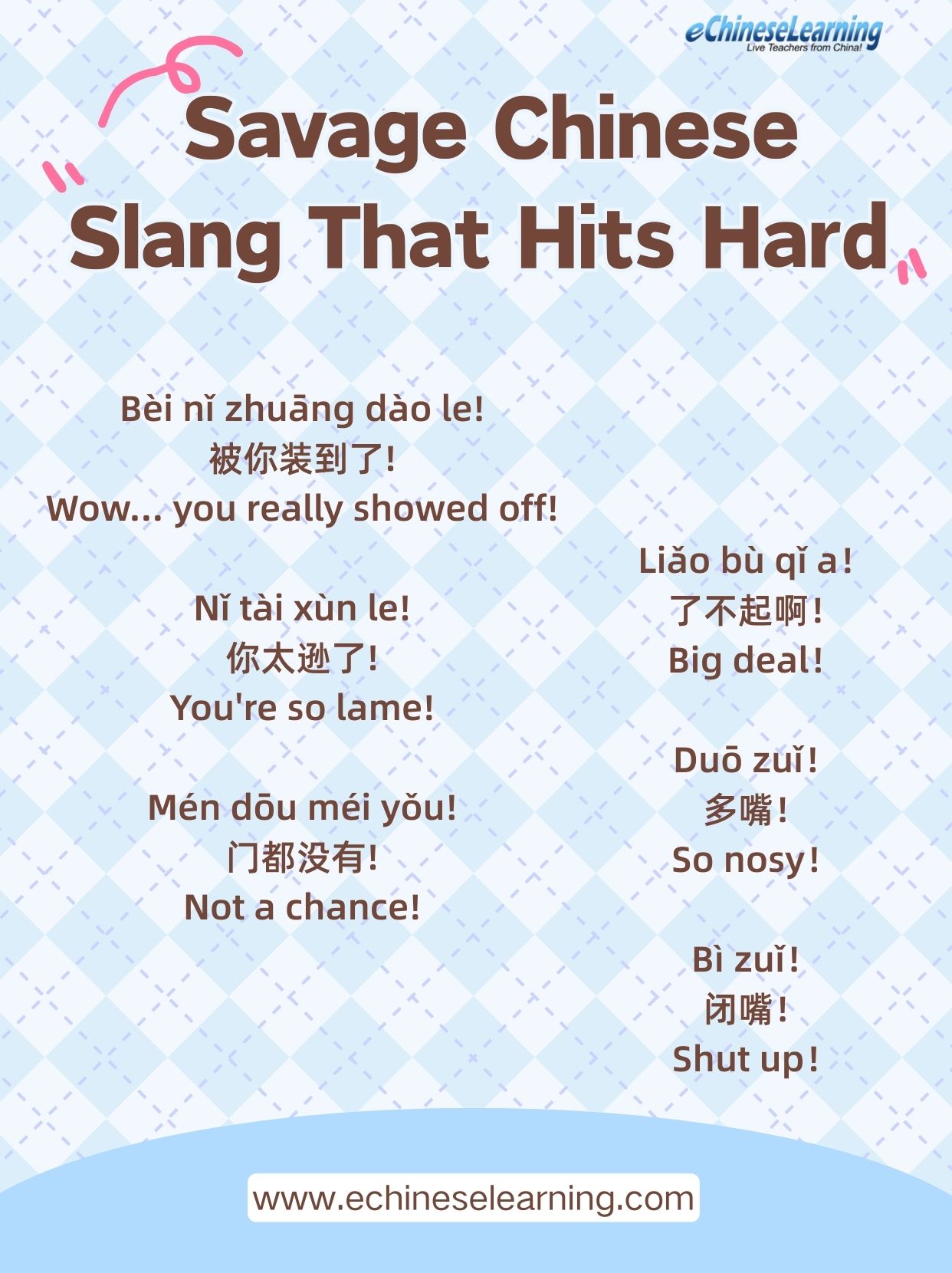 savage chinese slang