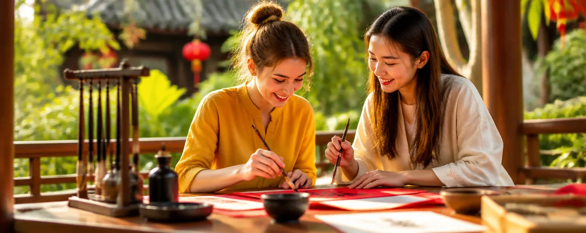 people greeting each other during the Mid-Autumn Festival celebration