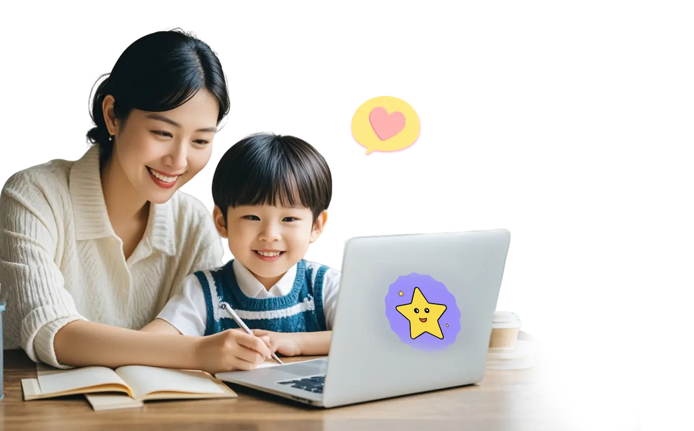 海外华裔孩子在线学中文背景图
