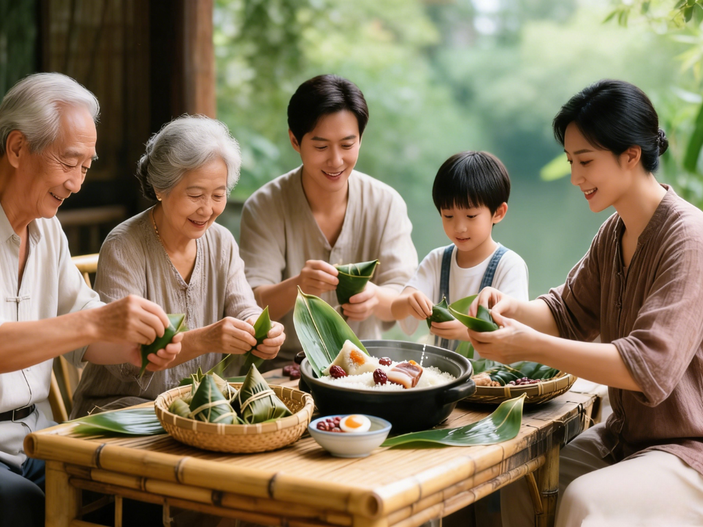 包粽子-华裔孩子学中文